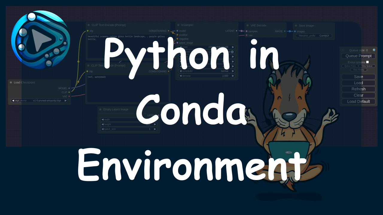 ComfyUI Tutorial: Conda the Package Manager which cures from Python Error headaches